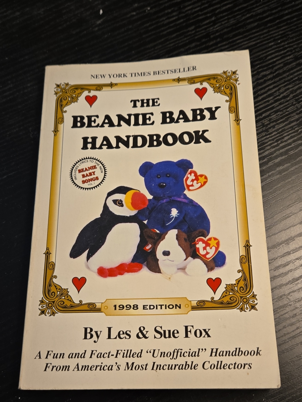 Ty Beanie Baby Handbook Soft Cover - 1998 EDITION